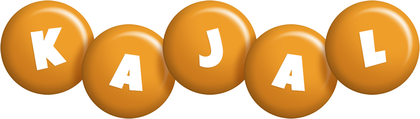 Kajal candy-orange logo