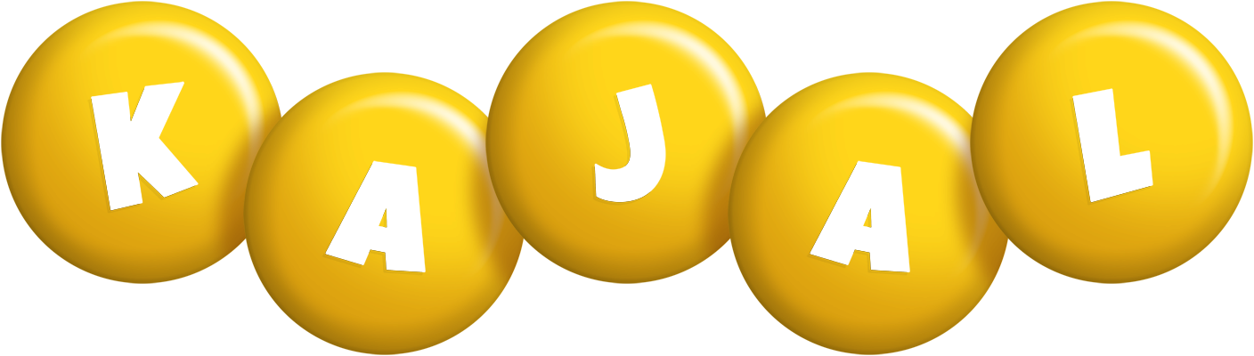 Kajal candy-yellow logo