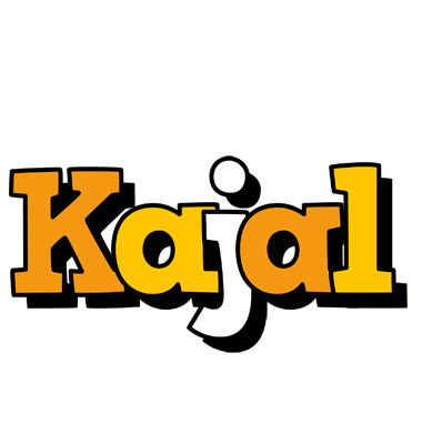 Kajal cartoon logo