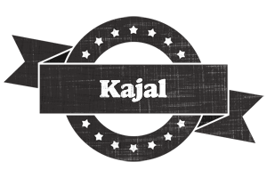 Kajal grunge logo