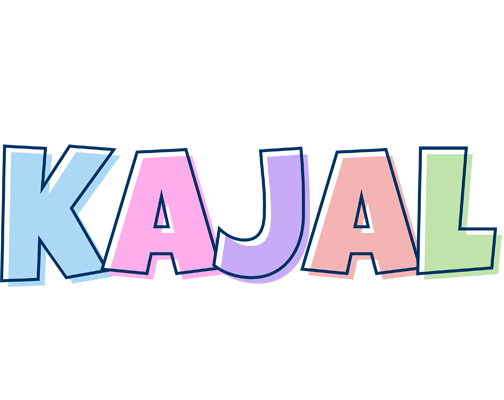 Kajal pastel logo