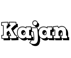 Kajan snowing logo