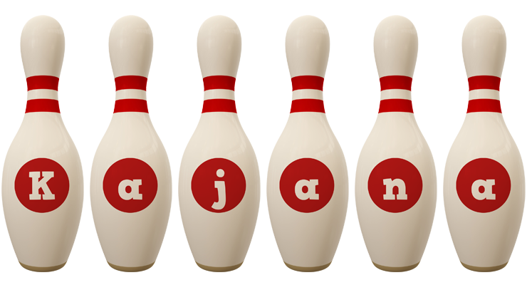 Kajana bowling-pin logo