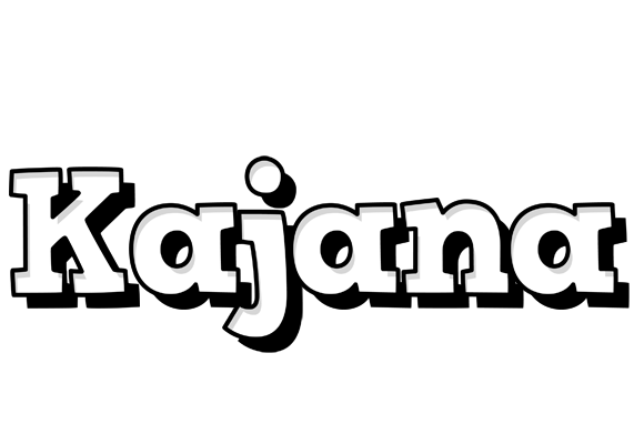 Kajana snowing logo