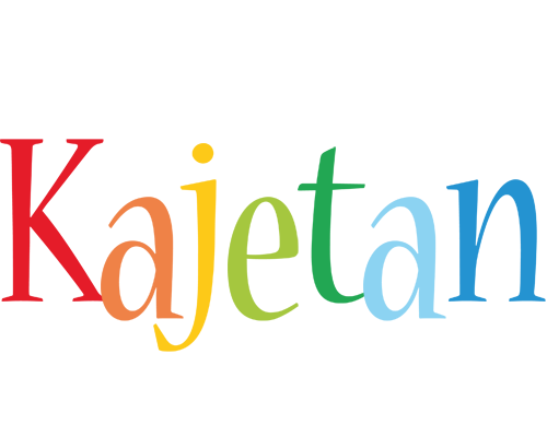 Kajetan birthday logo