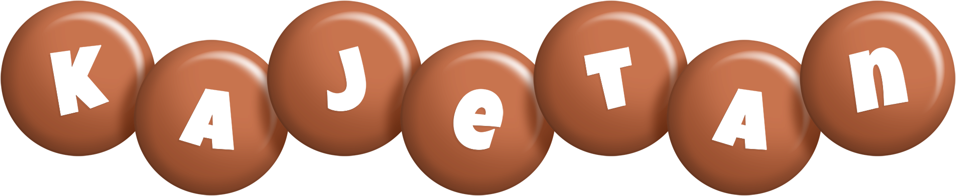 Kajetan candy-brown logo
