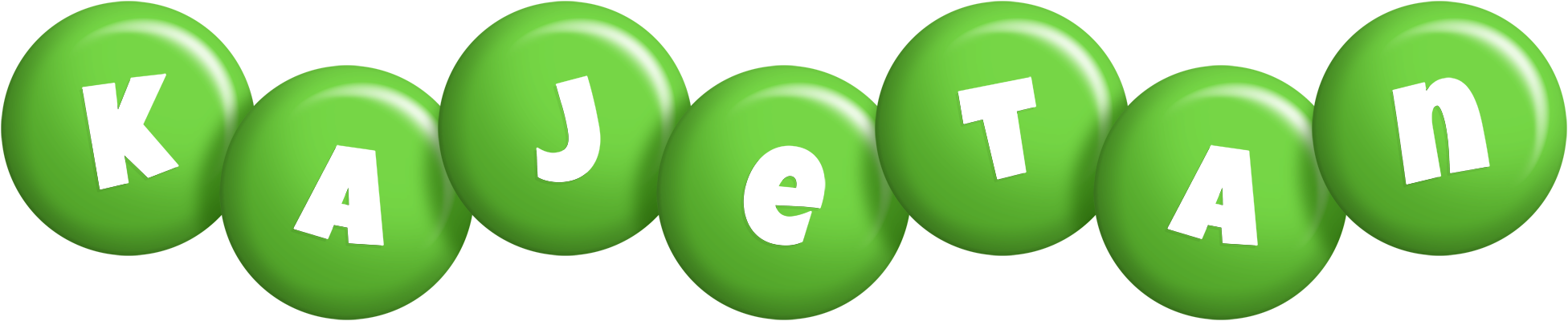 Kajetan candy-green logo