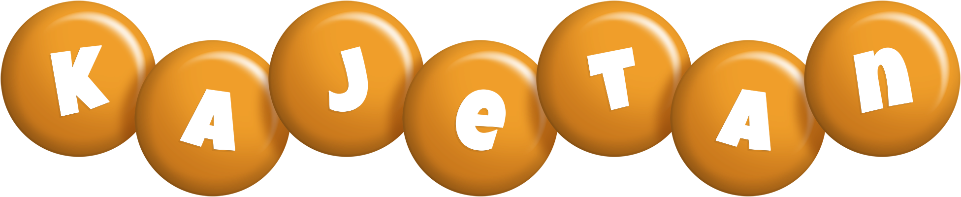 Kajetan candy-orange logo