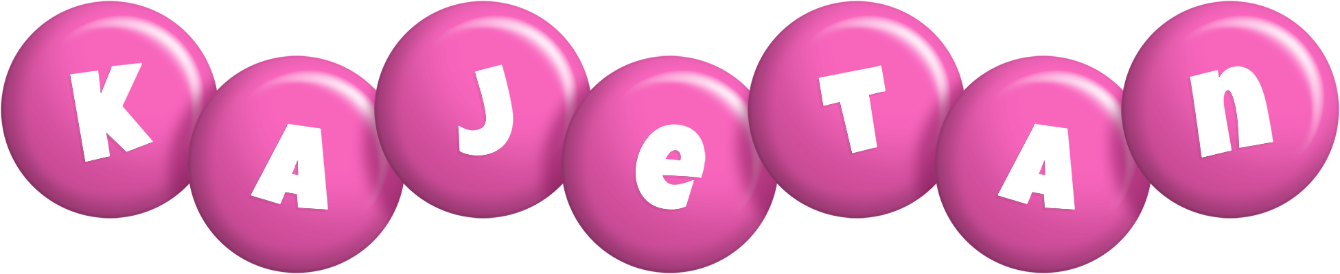 Kajetan candy-pink logo