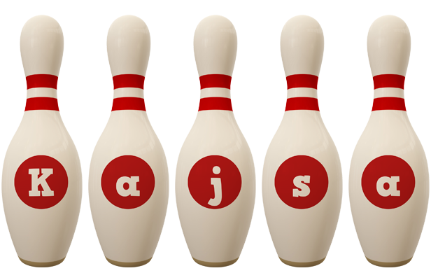 Kajsa bowling-pin logo