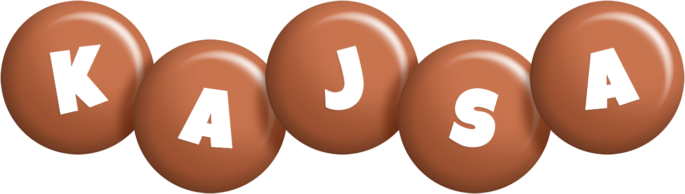 Kajsa candy-brown logo