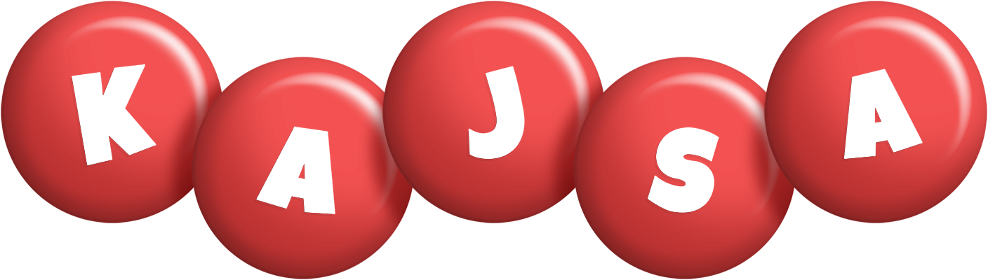 Kajsa candy-red logo