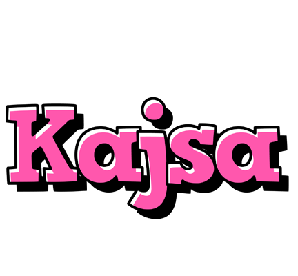 Kajsa girlish logo