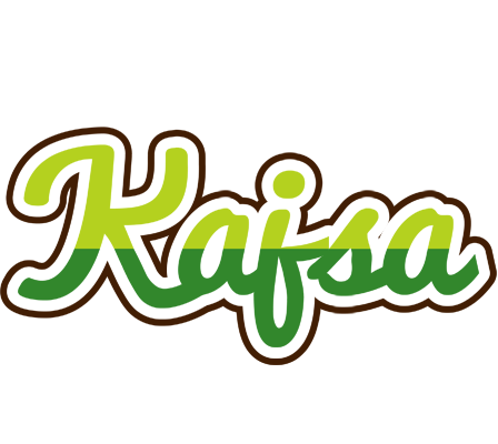 Kajsa golfing logo