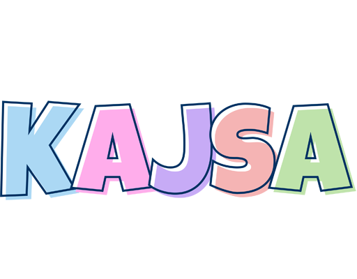 Kajsa pastel logo