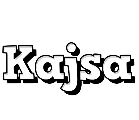 Kajsa snowing logo