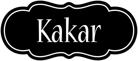 Kakar welcome logo