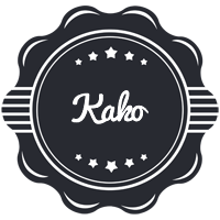 Kako badge logo