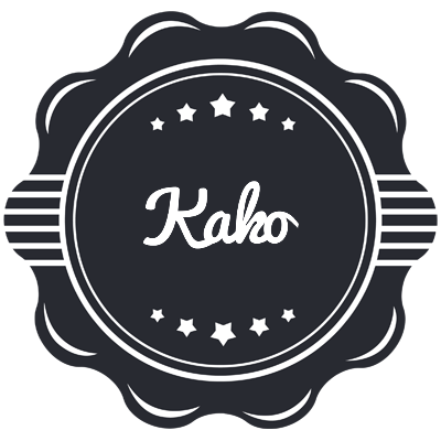 Kako badge logo