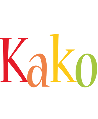 Kako birthday logo