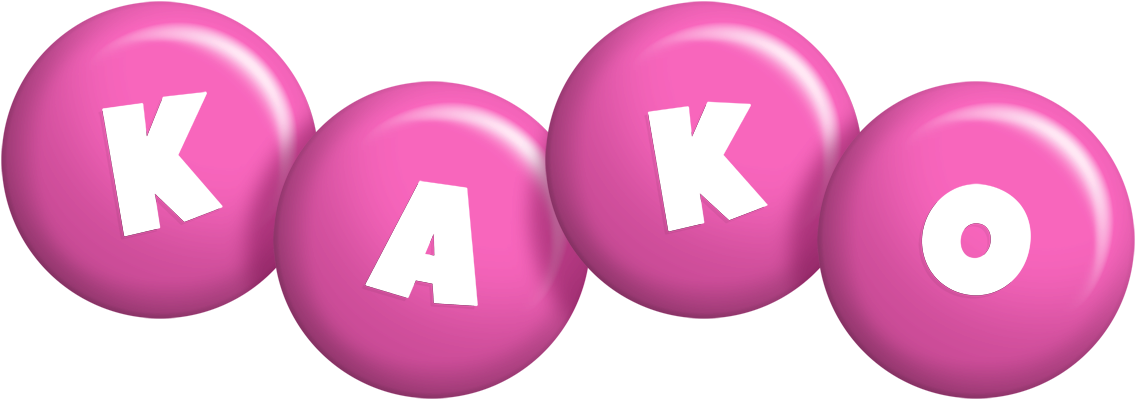 Kako candy-pink logo