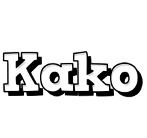 Kako snowing logo