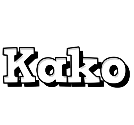 Kako snowing logo