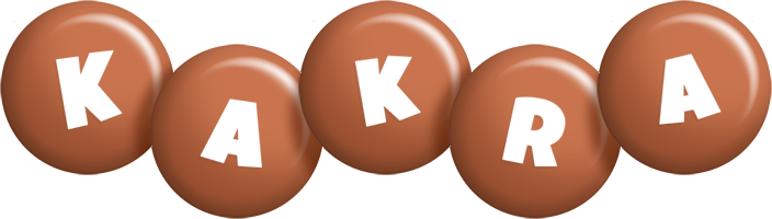 Kakra candy-brown logo