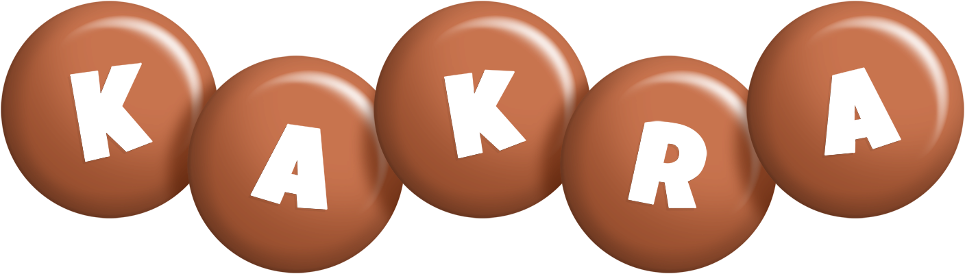 Kakra candy-brown logo