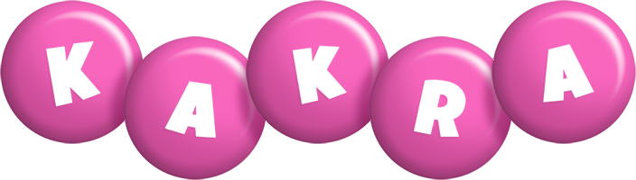 Kakra candy-pink logo