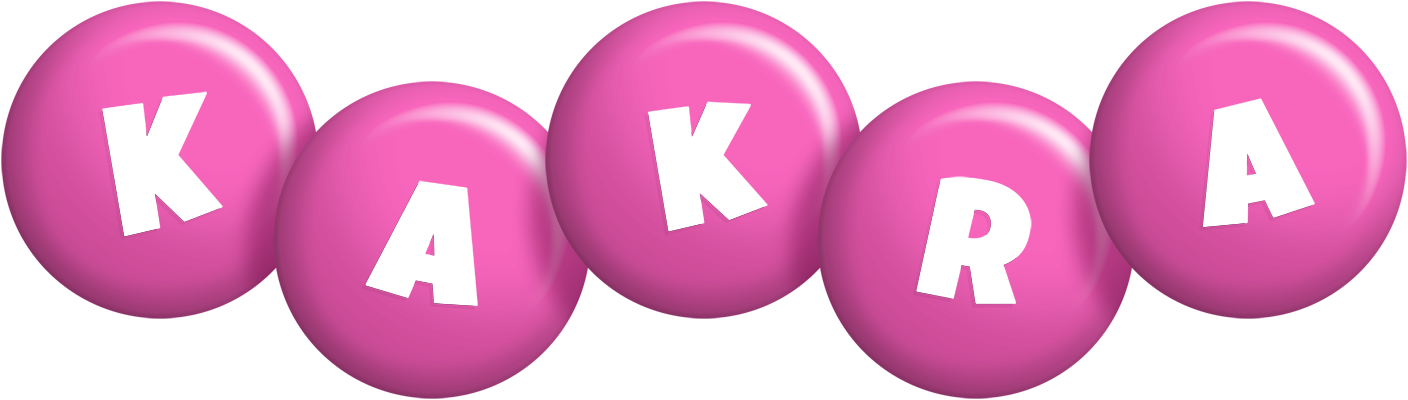 Kakra candy-pink logo