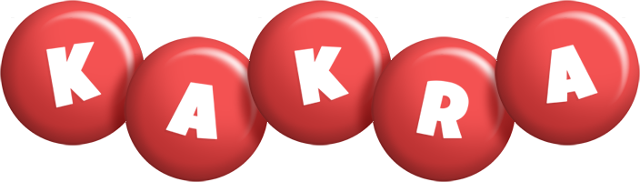 Kakra candy-red logo