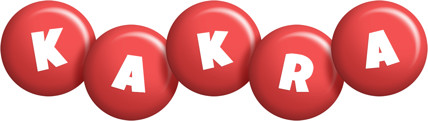 Kakra candy-red logo