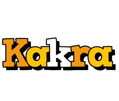 Kakra cartoon logo