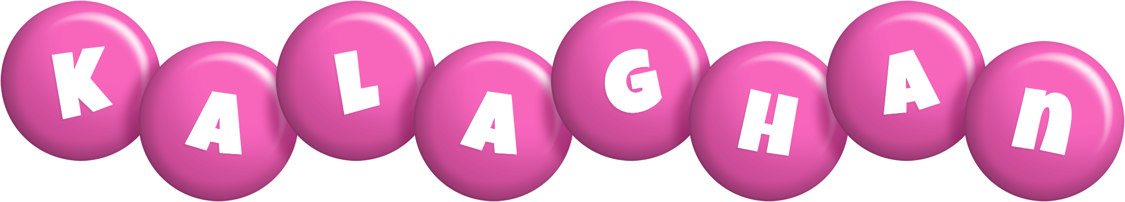 Kalaghan candy-pink logo