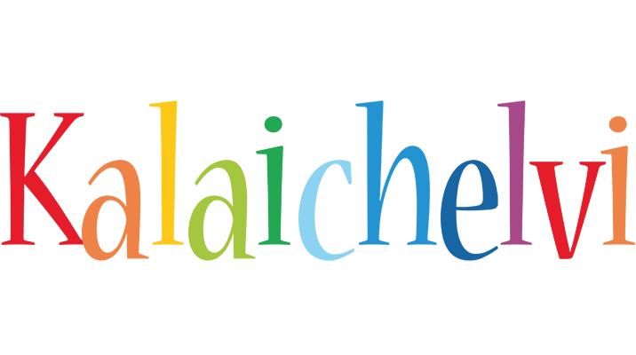 Kalaichelvi birthday logo