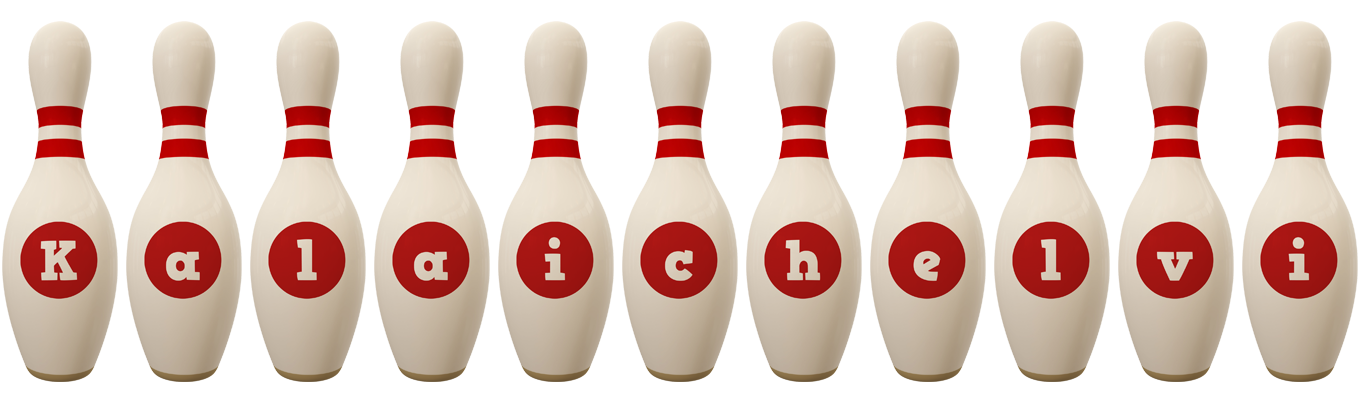 Kalaichelvi bowling-pin logo
