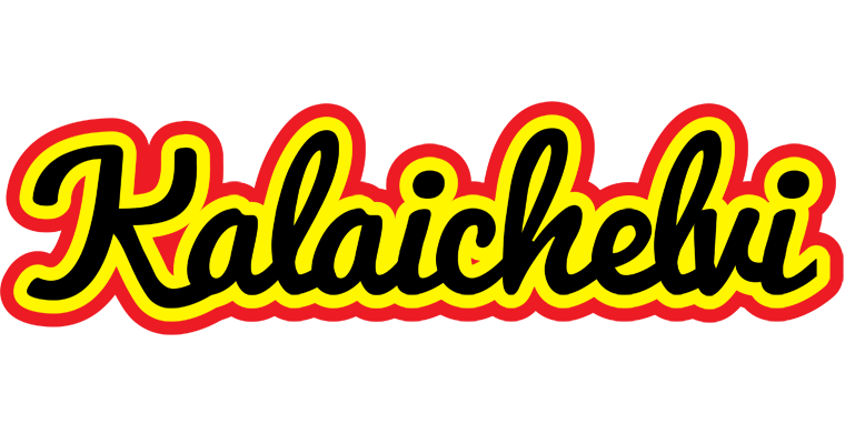 Kalaichelvi flaming logo