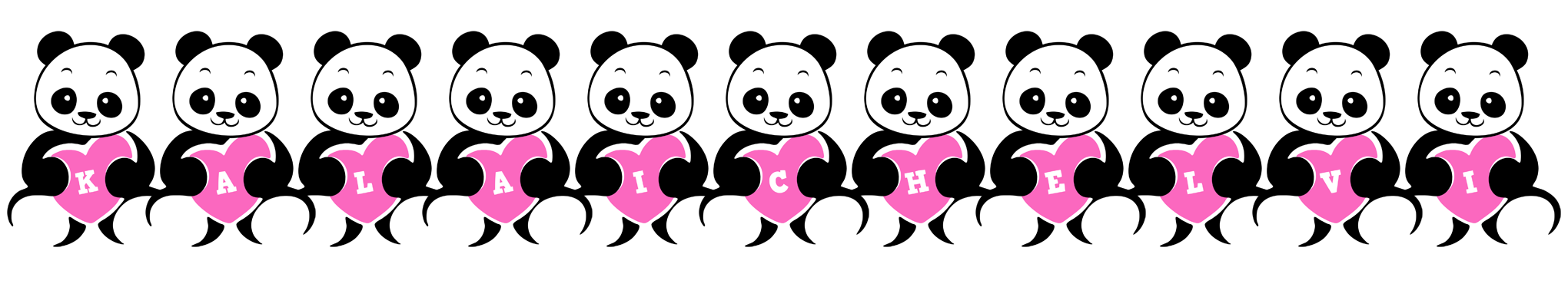 Kalaichelvi love-panda logo