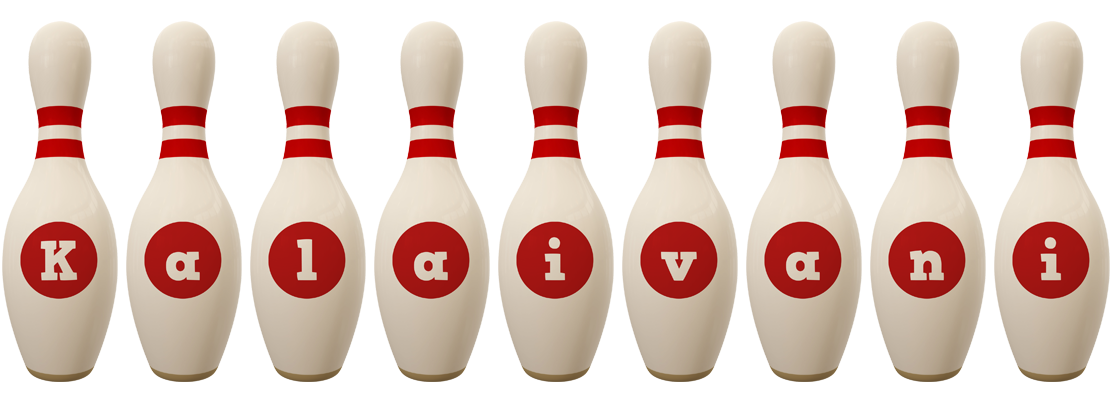 Kalaivani bowling-pin logo