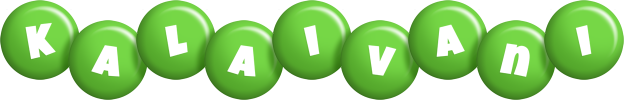 Kalaivani candy-green logo