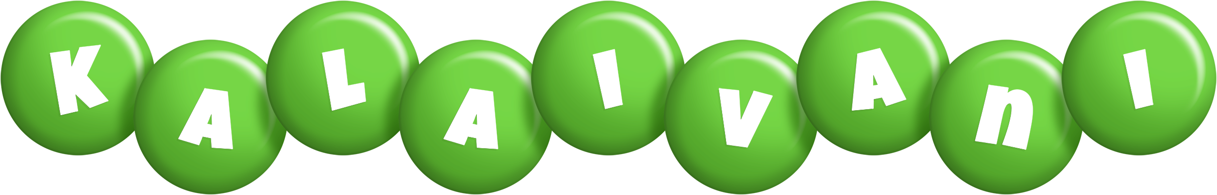 Kalaivani candy-green logo