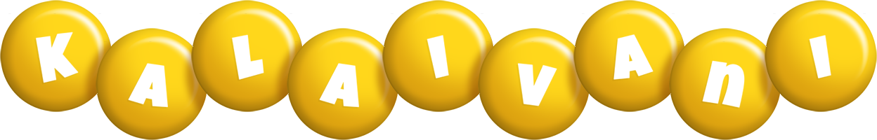 Kalaivani candy-yellow logo