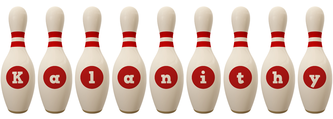 Kalanithy bowling-pin logo