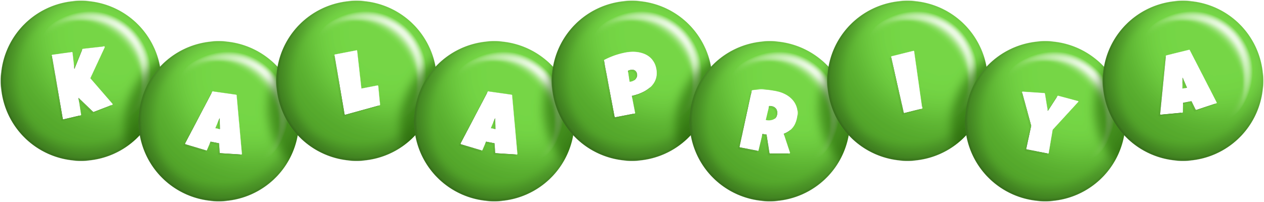 Kalapriya candy-green logo