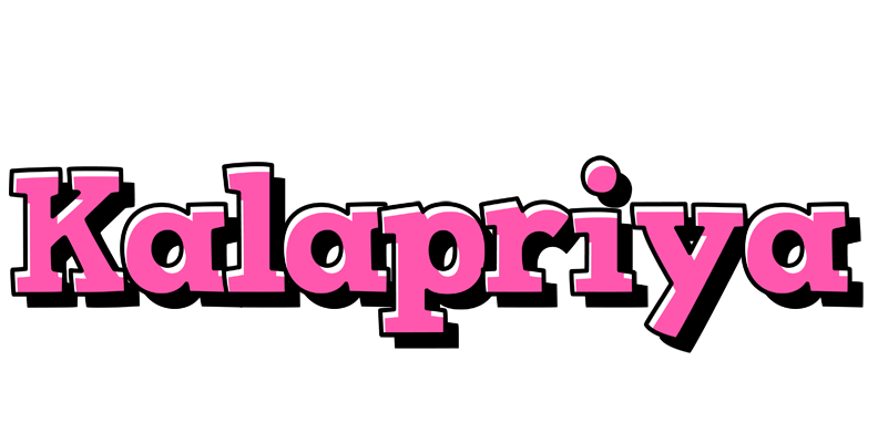 Kalapriya girlish logo