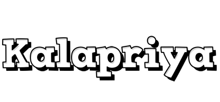 Kalapriya snowing logo