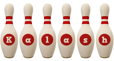 Kalash bowling-pin logo