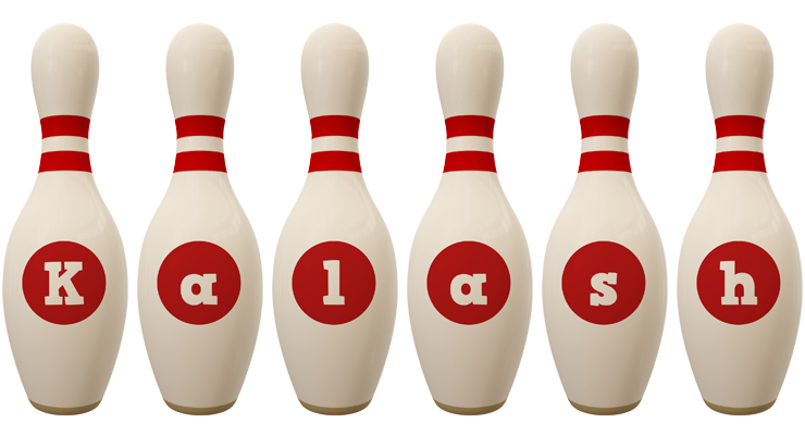 Kalash bowling-pin logo
