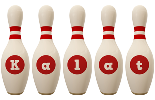 Kalat bowling-pin logo